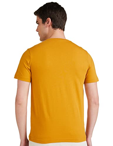 Image of Amazon Brand - Symbol Men's Solid Cotton T Shirt | Round Neck | Half Sleeve | Plain-Regular Fit (Available in Plus Sizes)
