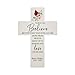 LifeSong Milestones Personalized Red Cardinal Memorial Wall Cross Loss of Loved One Sympathy Comfort Cross Because Someone We Love is in Heaven Quote 14 x 9.25 (When You Believe)