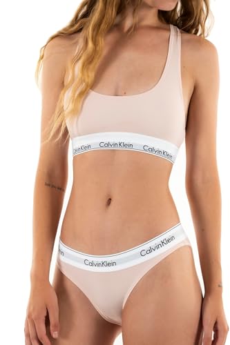 Calvin Klein Femme Slip Bikini Coton Stretch, Rose (Nymphs Thigh), XL Calvin Klein Femme Slip Bikini Coton Stretch, Rose (Nymphs Thigh), XL