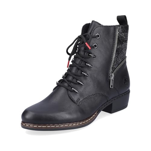 Rieker Damen Schnürstiefel Y0800-00 schwarz Gr. 38 – Ansicht 1
