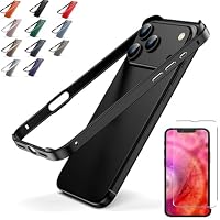 Phone Case for iPhone 17 Pro Max Metal Bumper Case with Screen