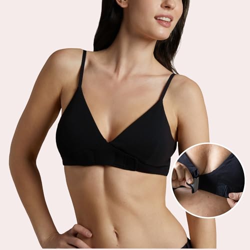 Front Closure Bras for Women Touch Fasteners - Adaptive Post Surgery Bra Seamless Comfort2
