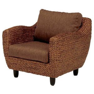 Amazon｜アジアン家具 1人用ソファ ウォーターヒヤシンスソファー 1人