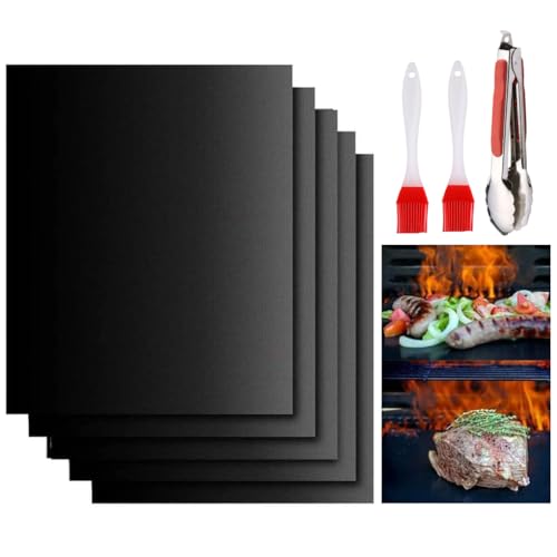 La Mejor comparativa de Hornos eléctricos para repostería Top cinco. 37 Estera para Parrilla Juego, Grill Mat Reutilizable, Tapete de Silicona para Hornear Ntiadherentes Resistentes a Altas Temperaturas, Tapete para Hornear Aplicar para Parrilla Grill...