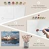 VETEB Paint by Numbers Kit for Adults Beginner Nubble Lighthouse After Winter Storm Cape Neddick York Maine DIY Painting on Canvas by Numbers Acrylic Oil Painting for Home Decor Gifts 16"x20" #2