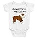 Toll2452 Body per bambini,Vestiti del bambino inglese Bulldog,Vestito unisex del bambino,Tutine a maniche corte appena nate Colore unico 6 mesi