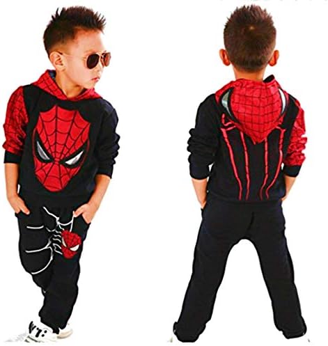 Hoodie and Pants Superhero Set