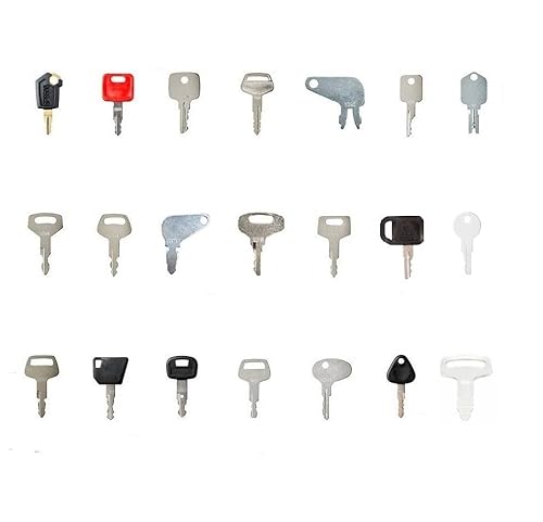 Miniatura 2 de Juego de 21 llaves de encendido de corte personalizado para máquinas pesadas