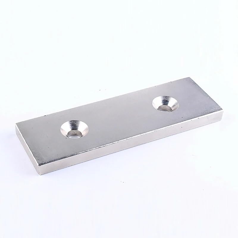 Rectangle with Double Holes 20x10x4mm~60x20x5mm Neodymium Rare Earth Permanent Magnet(30x10x5mm-5pcs)