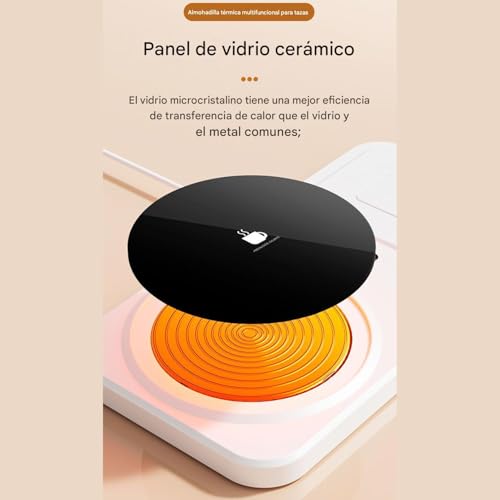 Calentador de café inalámbrico para escritorio cocina y uso en viajes 5