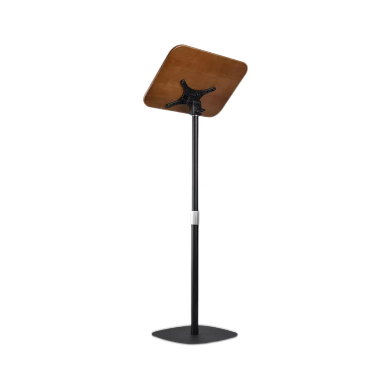 Genérico Soporte de Lectura de Madera Ajustable con Pinzas para páginas, Giro de 180° para el hogar y exhibición de música, Atril de Escritorio portátil (Altura: 50-90 cm, Color 1)