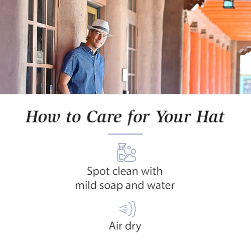 Image of Wallaroo Hat Company Charlie Trilby - Short Brim Fedora, Men & Women Sun Hat, Adjustable, Travel-Friendly, Easy Care
