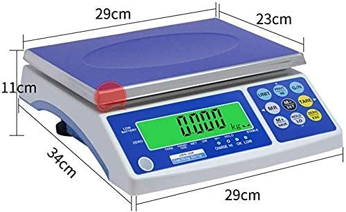 Báscula electrónica industrial alta precisión de 30Kg miniatura 2