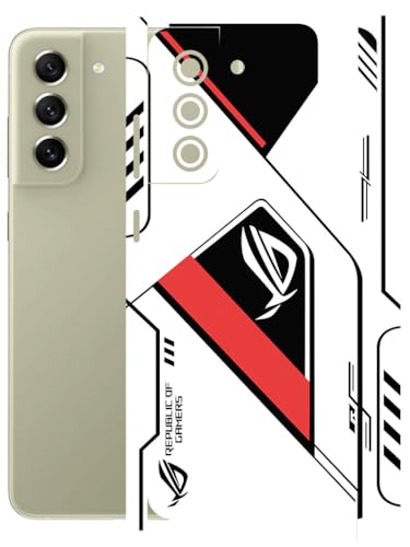 Image of AtOdds - Full Body Back Screen Guard Protector Film - Lamination Wrap Skin Sticker Compatible with Samsung Galaxy S21 FE (5G) | Scratchproof Matte Finish (RogRed)
