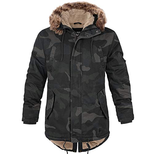 bw-online-shop Winterparka Fishtail mit Futter darkcamo - 4XL