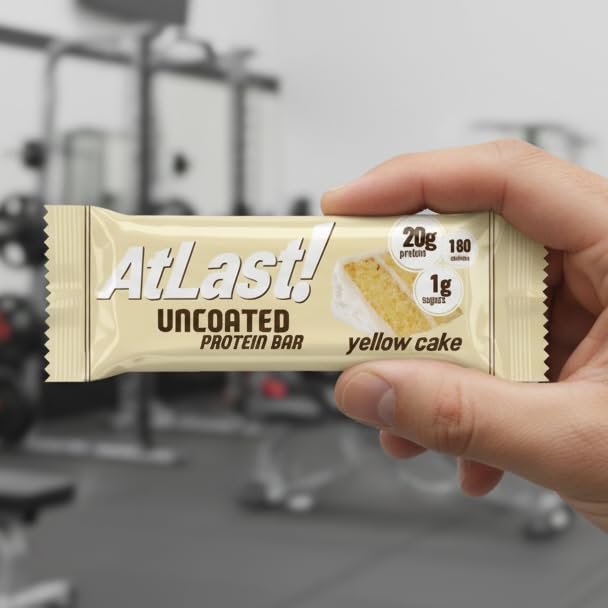 AtLast! Nutrition Yellow Cake Protein Bars 12 unidades miniatura 6