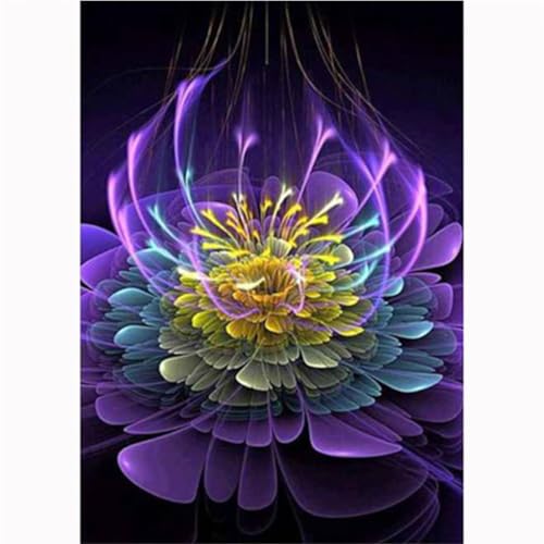 Broderie diamant 5D fleurs colorées kit complet peinture diamant adulte