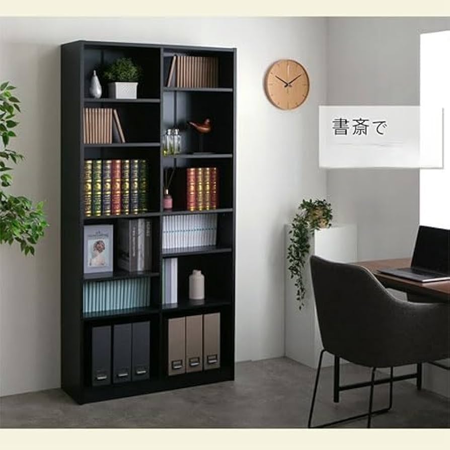 【昭和レトロ】黒の木製本棚 6段 スライド式 前後二列 楽天市場】【ポイント5倍 11/22〜11/25迄】スライド書棚 本棚 日本製