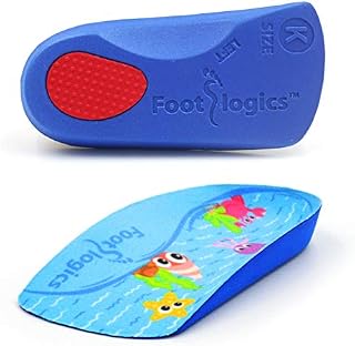 Footlogics Fun Kids Orthotic Shoe Insoles with Arch Support for Children’s Heel Pain