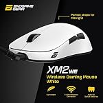 ENDGAME GEAR XM2we Souris de jeu sans fil, souris programmable avec 5 Boutons et 19,000 DPI, blanc