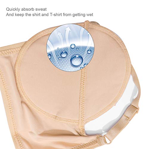 HEALLILY Almofadas de suor para mulheres almofadas de suor invisíveis de axila almofada absorvente d