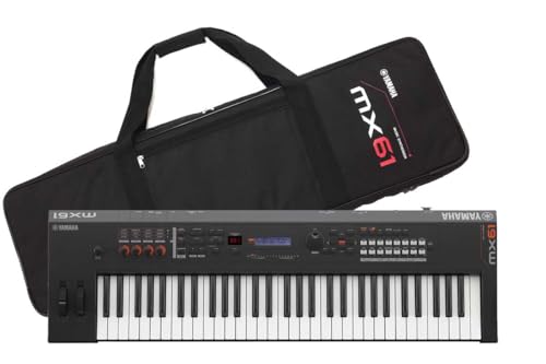 YAMAHA MX61 BK シンセサイザー 61鍵盤 専用ソフトケース付属 (ヤマハ)