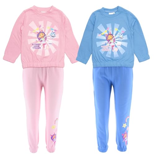 Jogging Gabby's Dollhouse en peluche bleu idéal pour la gym et l'école 8 ans