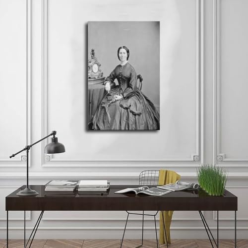 Poster Clara Barton impression sur toile 20x30 cm déco murale