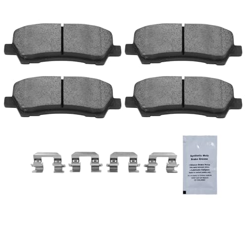 Image of HUSCH D1793 Rear Ceramic Brake Pads Kit Fit For Ford Mustang 2015-2022 | Clean Wheels, Quiet, Short Braking Distance, Responsive Braking, Long Service Life, for Various Weather, Road Performance