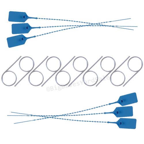 8 - Fire Extinguisher Pull Pins and 9 - BLUE Tamper Seals