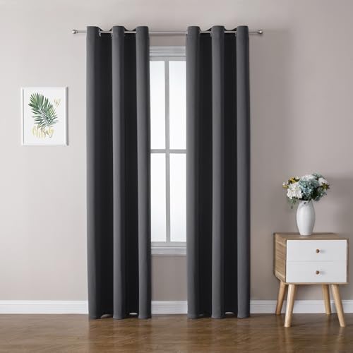 ChrisDowa Blackout Curtains 72 inches Long for Bedroom - 2