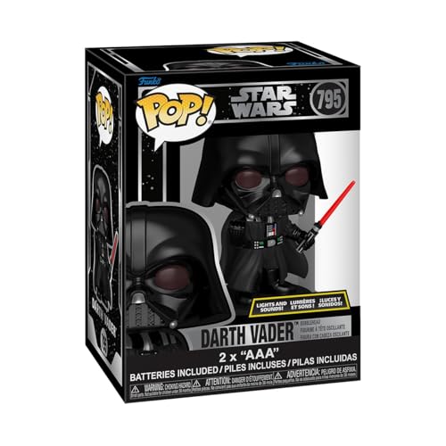 Funko Pop! SFX: Star Wars: Darth Vader - (Luces y Sonidos) - Figura Coleccionable de Vinilo - Idea para Regalo - Producto Oficial - Juguetes para niños y Adultos - Fans del Cine