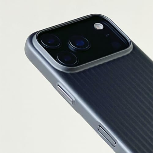 Coque de téléphone à rayures 3D et finition mate pour iPhone 14 Pro Max