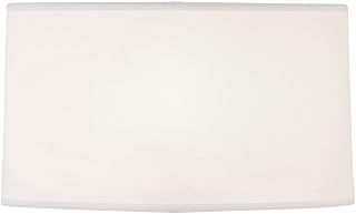 Lighting Large White Oval Linen Shade