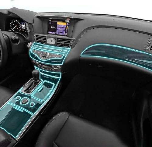Évitez les rayures de console avec le film intérieur pour Infiniti Q70