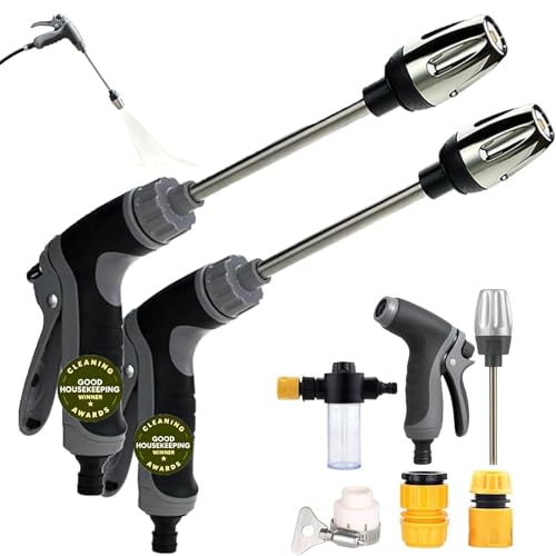 Pistolet Haute Pression Jetterix à Jet Réglable Multi-Surfaces - Lot de 2 - 2