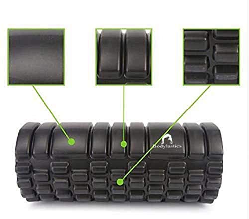 Image of Bodylastics 45cms Foam Roller for Deep Tissue Massage, Relief from Sore Muscles Pain, Pre & Post Exercise Fitness Workout Sessions