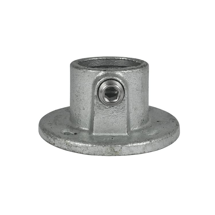 [PDF] - 48mm Galvanised Key Clamp Wall Plate with Grub Screw | Steel Tiube Fitting | Wall Plate