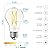 VOLIVO 6 Pack A19 Vintage LED Edison Bulbs, Dimmable, 60W Equivalent, High Brightness 5000K Daylight, Ultra-Bright, 8W E26 Standard Base, CRI80+, 800Lumens, Clear Glass Filament Bulb for Home