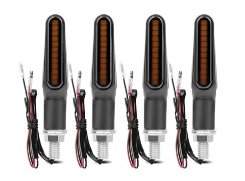 Clignotants LED moto 12V ambre haute luminosité pour feu avant arrière