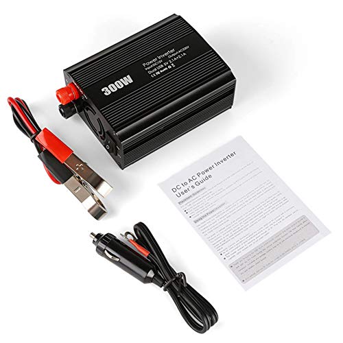 Inversor de corriente de 12v CC a 220v CA para coche con salidas dobles 5