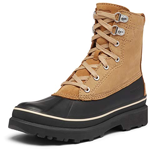 Sorel Men's Caribou Storm WP Boot - Rain and Wind - Waterproof - Buff