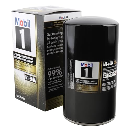 Mobil 1 Oil Filter, Extended Performance, Canister, Screw-On, 8-1/8 in Tall, 1-1/2-16 in Thread, Steel, Black, Ford Fullsize Truck 1995-2003, Each
