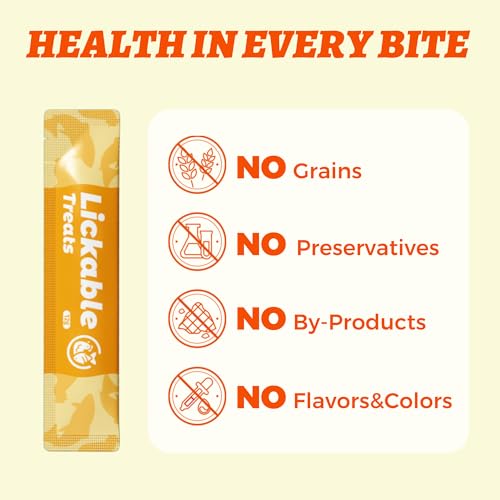 Wellix Lickable Cat Treat for Indoor Cats - Salmon Oil & Chicken Flavor Kitten Snacks for Training - Squeezable Cat Treats for Healthy Skin & Coat - 24 Tube Treats for Cats