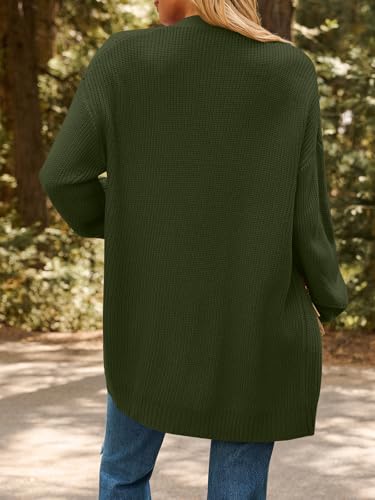 Image of LILLUSORY Womens Oversized Cardigans Soft Knit Cardigan Sweater with Pockets
