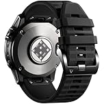 Laffav Compatible with Garmin Fenix 6 Pro Strap/Fenix 6/Fenix 8 47mm/Fenix 7 Pro/Fenix 7 Strap, Silicone 22mm QuickFit Sport Band for Garmin Epix Gen 2/Instinct 2/Forerunner 965/945, Black