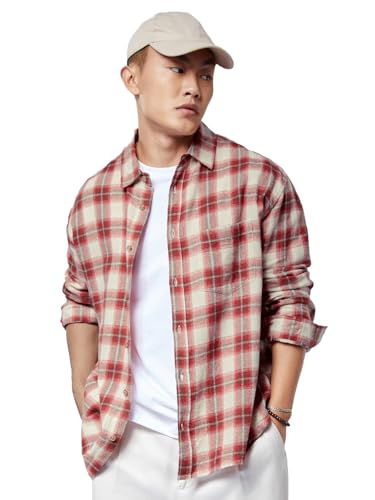 Image of The Souled Store Men's Cotton Relaxed Fit Shirt