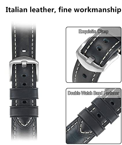 Image of HUAFIY Compatible for Apple Watch Bands 42mm 44mm45mm46mm 49mm 38mm 40mm41mm, Genuine Leather Band Strap for iWatch Series 11 /10 /9 /8,7,6,5,4,3,2,1, Ultra3 2 1