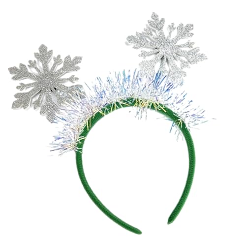 MEIBAOGE Diademas de árbol de Navidad, festivales, fiestas, accesorio de Navidad para mujer, accesorio para el cabello para mujeres y niñas