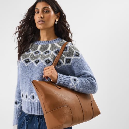 Accessorize brown faux leather tote bag – image 2